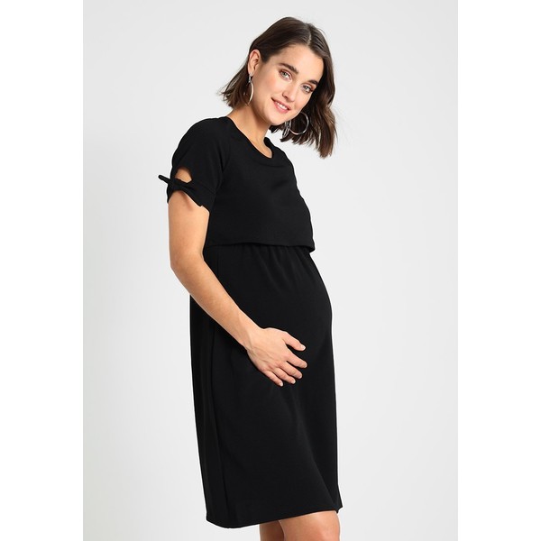 DP Maternity DOUBLE LAYER DRESS Sukienka letnia black DP829F02N