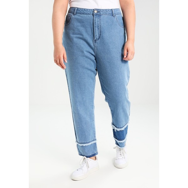 Daisy Street Plus MOM Jeansy Relaxed Fit blue DAB21N000