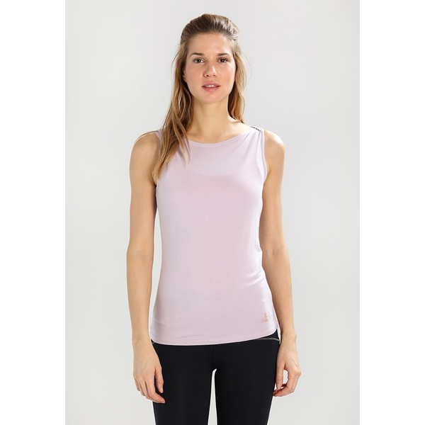 Curare Yogawear TANK BOAT NECK Top rose CY541D012