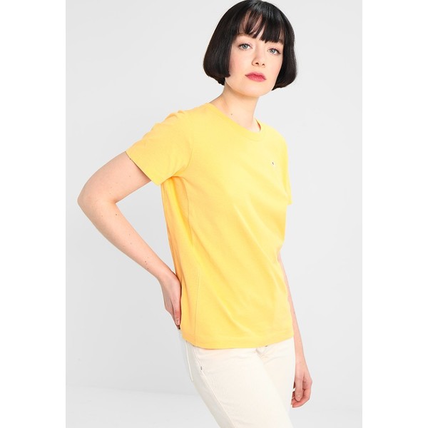 Champion Reverse Weave CLASSIC SMALL LOGO T-shirt basic mustard yellow C0T21D00B