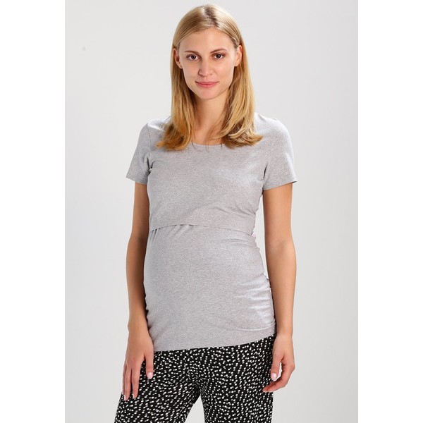 Boob CLASSIC SHORT SLEEVE T-shirt basic grey melange BX329G011