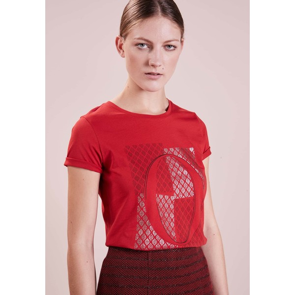 BOSS CASUAL TUSHIRTI T-shirt z nadrukiem medium red BO121D06V