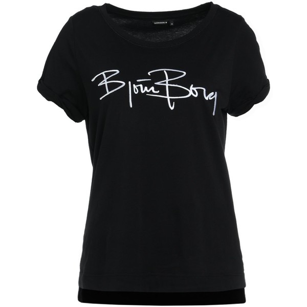 Björn Borg SIGNATURE T-shirt z nadrukiem black beauty BJ241D022