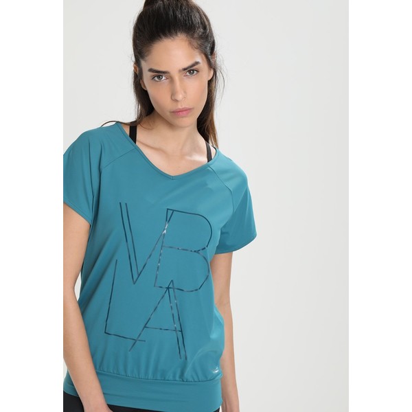 Venice Beach BLUEBELL T-shirt z nadrukiem petrol green 2VE41D05N
