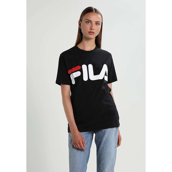 Fila CLASSIC LOGO TEE T-shirt z nadrukiem black 1FI21D006