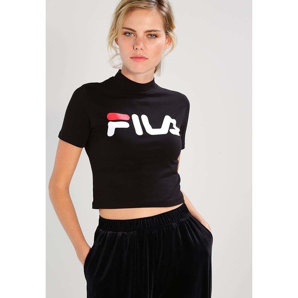 Fila EVERY TURTLE T-shirt z nadrukiem black 1FI21D003