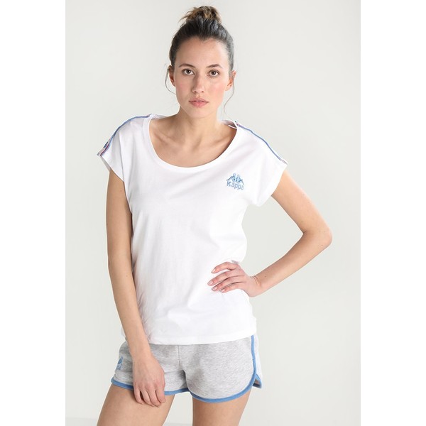 Kappa CHIARA T-shirt z nadrukiem white 10K41D003