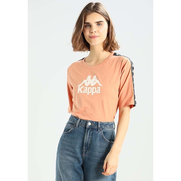 Kappa AUTHENTIC TASSIMA T-shirt z nadrukiem dusty coral 10K21D003