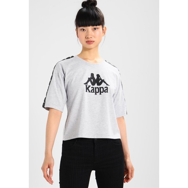 Kappa AUTHENTIC TASSIMA T-shirt z nadrukiem grey melange 10K21D003