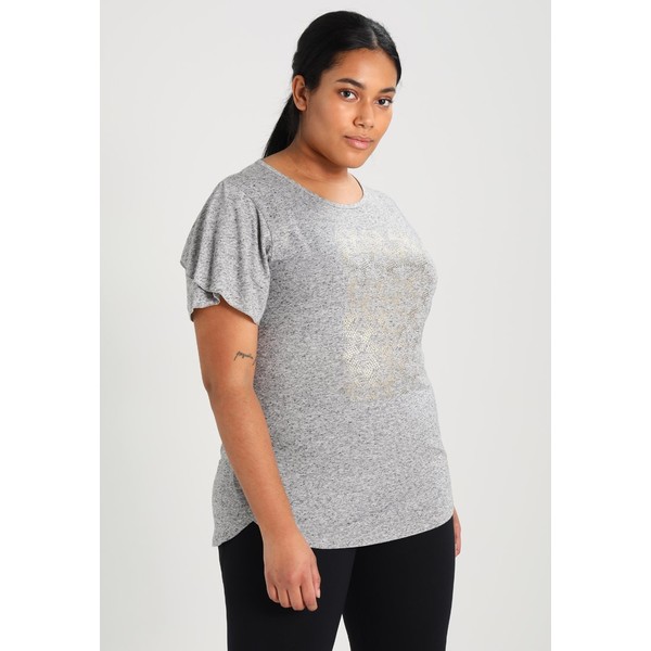 Raiski SHIBYA T-shirt z nadrukiem light grey 0RA41D005