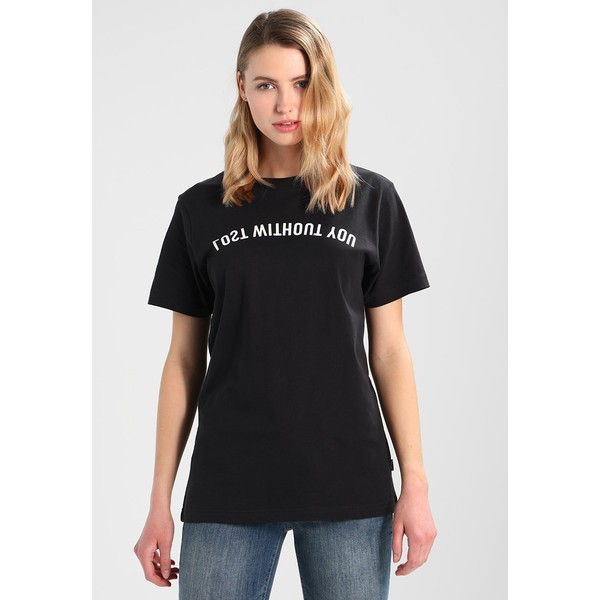 WeSC MAX MIRROR TEE T-shirt z nadrukiem black WE121D025