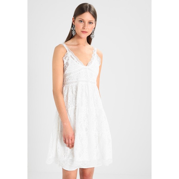 Navy London DIVINA Sukienka letnia white N0821C01A