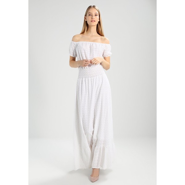 Gaudi DRESS Długa sukienka white GD221C023