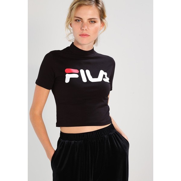 Fila EVERY TURTLE TEE T-shirt z nadrukiem black 1FI21D003
