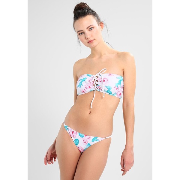 South Beach FLORAL CACTUS PRINT BANDEAU AND TANGA SKINNY BRIEF Bikini multi-coloured SOH81L00L