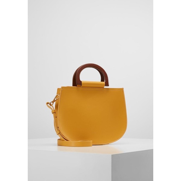Topshop TRILLY HANDLE CURVE TOTE Torebka yellow TP751H0EO