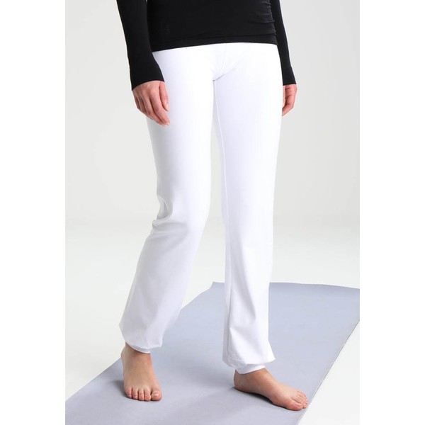 Curare Yogawear Yoga Spodnie treningowe white CY541E008