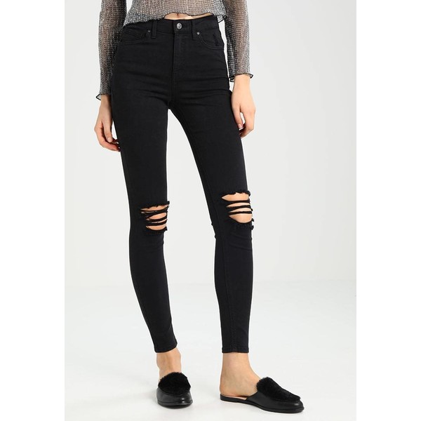 Topshop JAMIE Jeans Skinny Fit black TP721N057