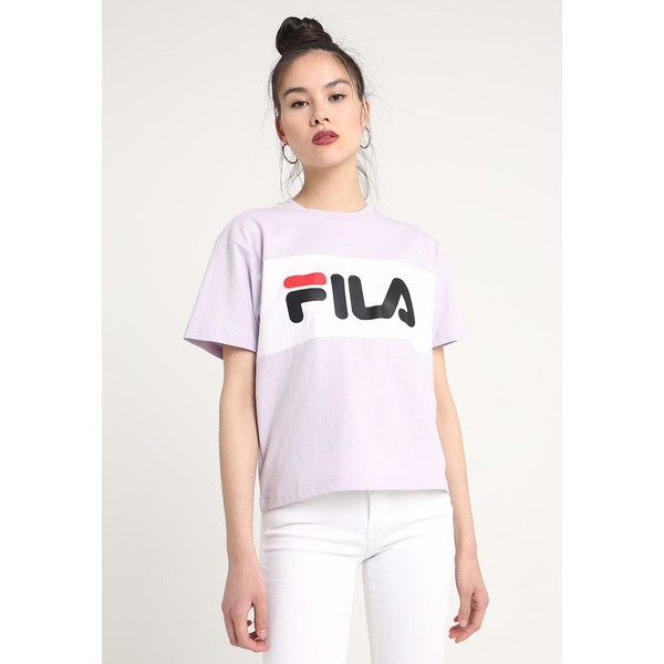 Fila ALLISON TEE T-shirt z nadrukiem orchid petal/bright white 1FI21D009