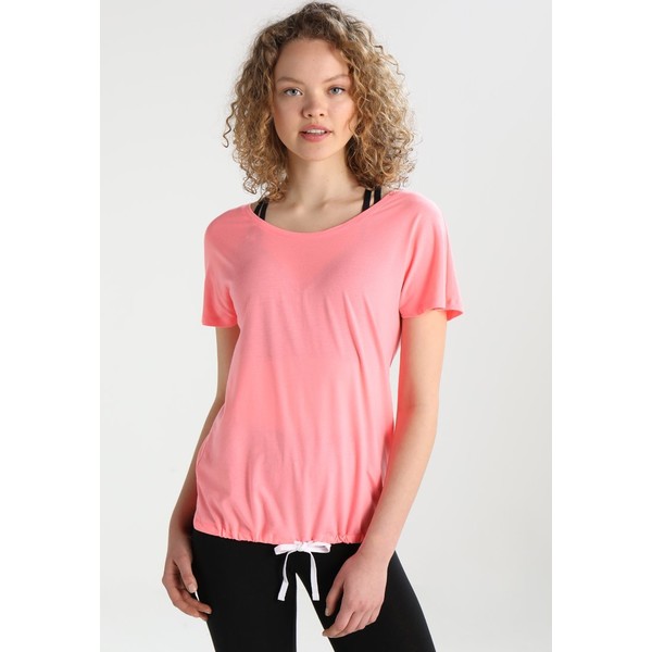 ONLY Play ONPIVY REGULAR TEE T-shirt z nadrukiem lipstick pink NL241D07E
