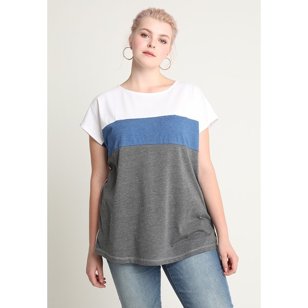 Twintip Plus T-shirt z nadrukiem white/light grey TWB21D00N