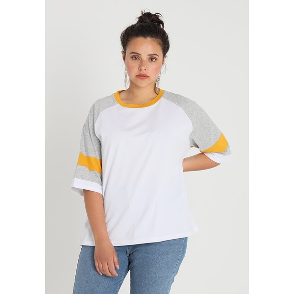 Twintip Plus Bluzka z długim rękawem white/yellow TWB21D00G