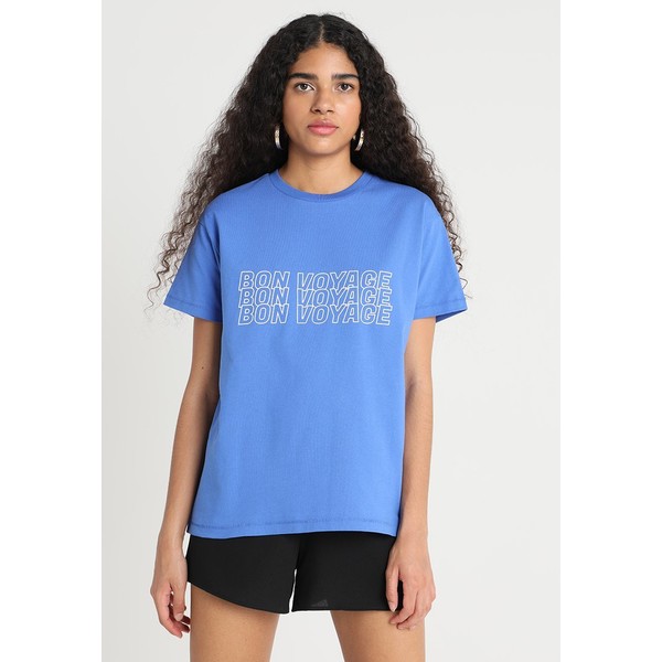 Envii ENMOTO TEE T-shirt z nadrukiem saint blue EI421D00Z