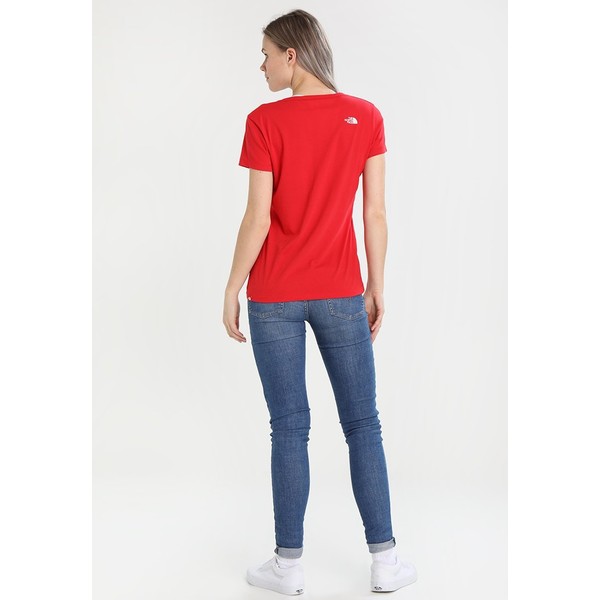 The North Face SIMPLE DOME TEE T-shirt basic red/white TH341D00V