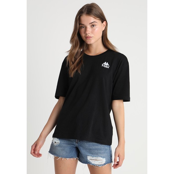 Kappa TIADA T-shirt z nadrukiem black 10K21D006