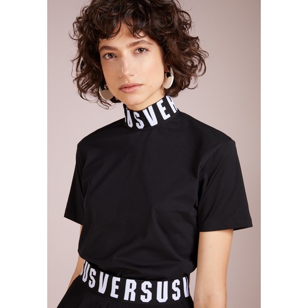 Versus Versace T-shirt z nadrukiem black VE021D01H