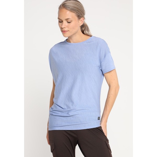 super.natural YOGA LOOSE TEE T-shirt z nadrukiem brunella blue SN041D00I