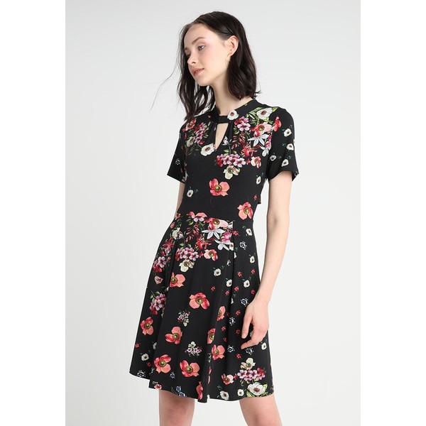 mint&berry Sukienka z dżerseju multicoloured/black M3221C0P0