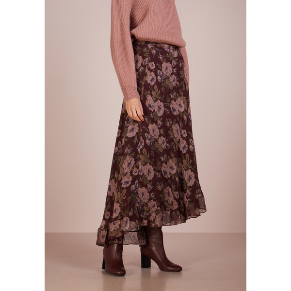 Polo Ralph Lauren Długa spódnica burgundy PO221B016