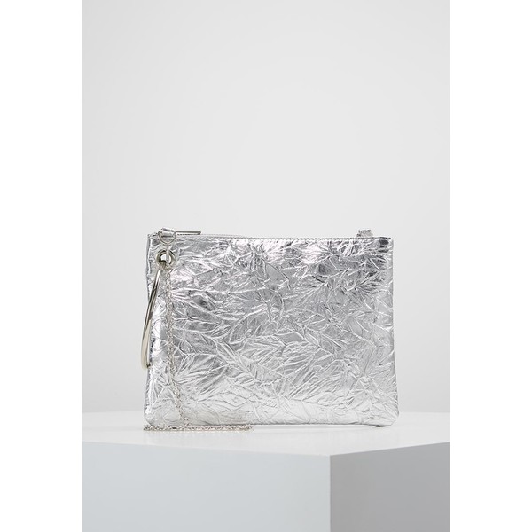 Missguided LARGE RING FOIL EFFECT Torba na ramię silver M0Q51H0B1