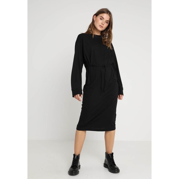 Cheap Monday BIND DRESS SKULL Sukienka z dżerseju black CH621C022