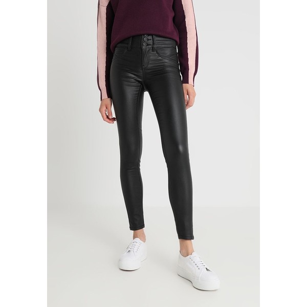 ONLY ONLANNA MID ANKLE COATED PANT Spodnie materiałowe black ON321A0UX