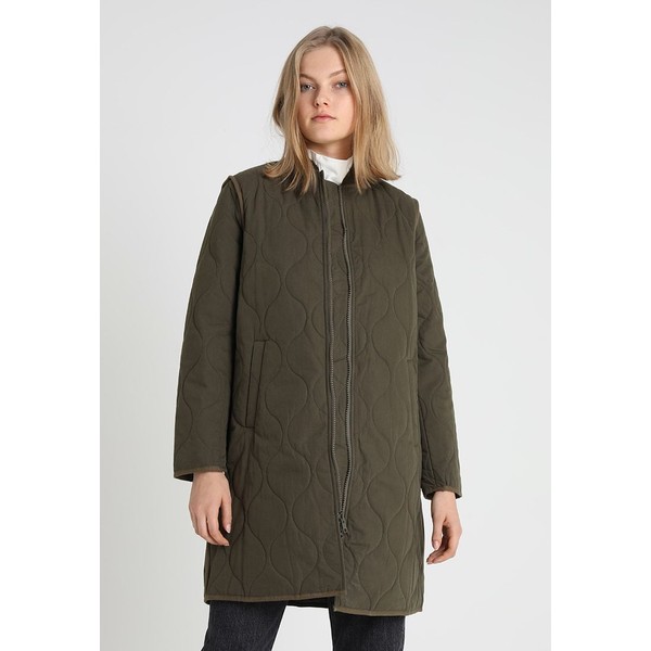 Madewell LONG QUILTED COAT Płaszcz wełniany /Płaszcz klasyczny kale M3J21U002