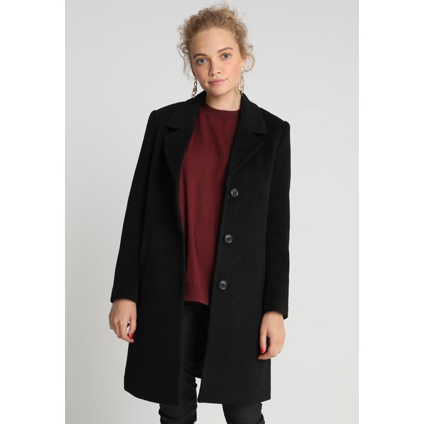 Selected Femme Petite SLFSASJA COAT Płaszcz wełniany /Płaszcz klasyczny black SEL21U000