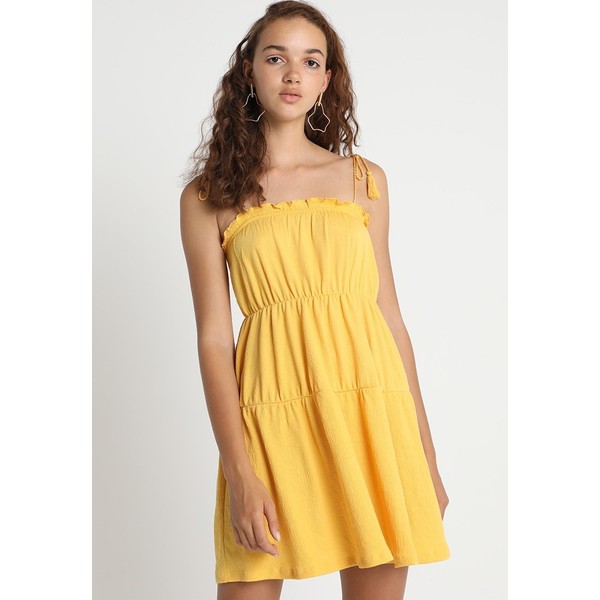 Topshop TASSLE TIER SUNDRESS Sukienka letnia yellow TP721C0Z2