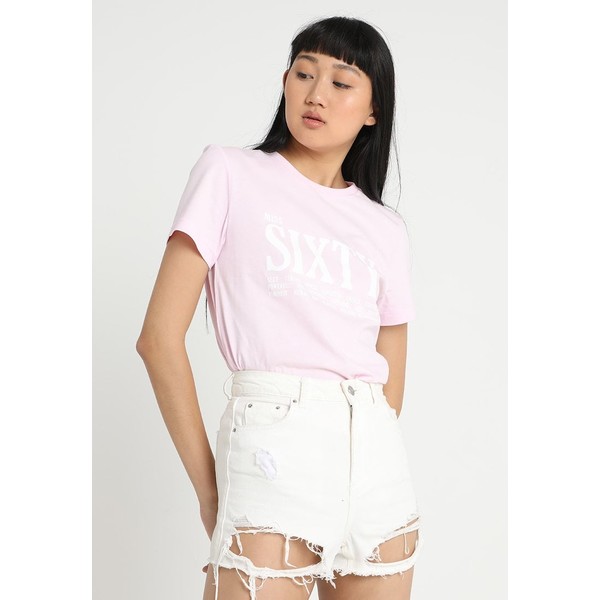 Miss Sixty ELMORE T-shirt z nadrukiem pink MI321D02I