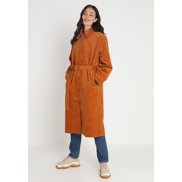 Weekday SHELL COAT Płaszcz wełniany /Płaszcz klasyczny orange WEB21U00Q