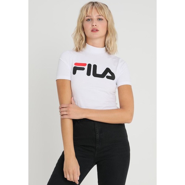 Fila EVERY TURTLE TEE T-shirt z nadrukiem bright white 1FI21D003