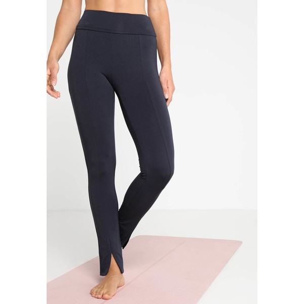 Curare Yogawear LONG PANTS VENT Spodnie treningowe midnight blue CY541E00Z