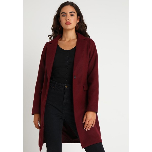 New Look LEAD IN COAT Płaszcz wełniany /Płaszcz klasyczny burgundy NL021U01Z