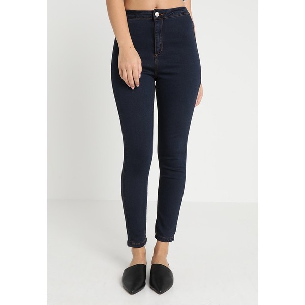 Missguided Petite VICE HIGH WAISTED Jeansy Skinny Fit indigo M0V21N00Z