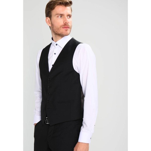 Tommy Hilfiger Tailored WEBSTER Kamizelka garniturowa black T1022I000