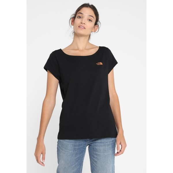 The North Face BOX TEE T-shirt basic black/met cop TH341D025