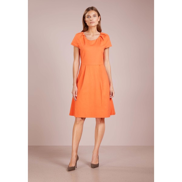 BOSS CASUAL DOCTAVIA Sukienka z dżerseju bright orange BO121C04H
