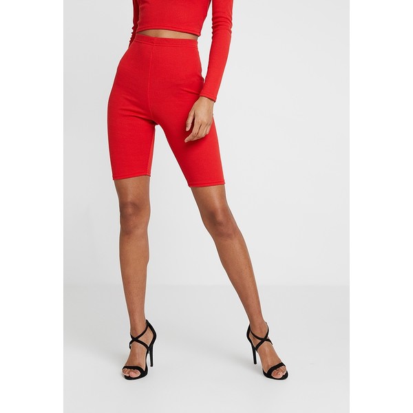 Missguided CREATIVE MANIFESTO CYCLE Szorty red M0Q21S040