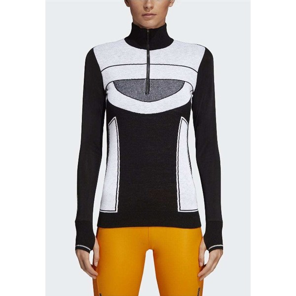adidas by Stella McCartney RUN ULTRA CLIMAHEAT Bluzka z długim rękawem black/white AD741D04G